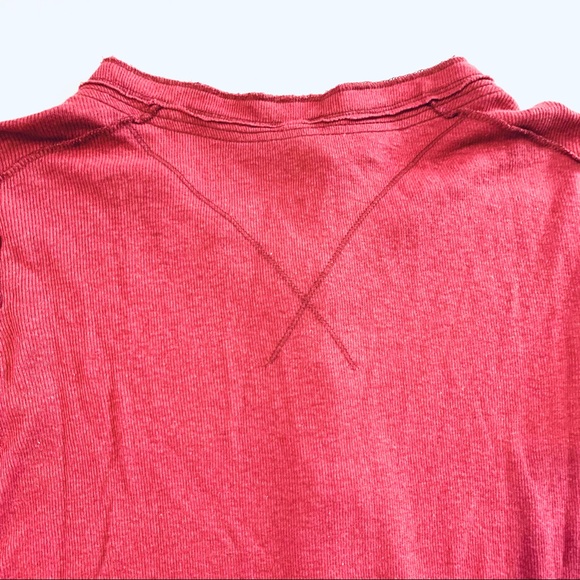 SOLD Free People We The Free Curl Up Ombré Henley Top S - Picture 7 of 10